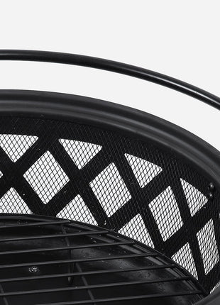 Outdoor Fire Pit BBQ Portable Camping Fireplace Heater Patio Garden