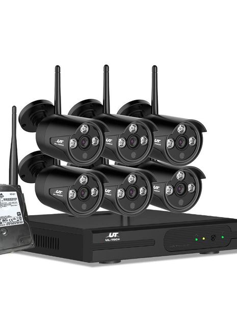 UL-tech CCTV Wireless Security Camera System 8CH Home Outdoor WIFI 6