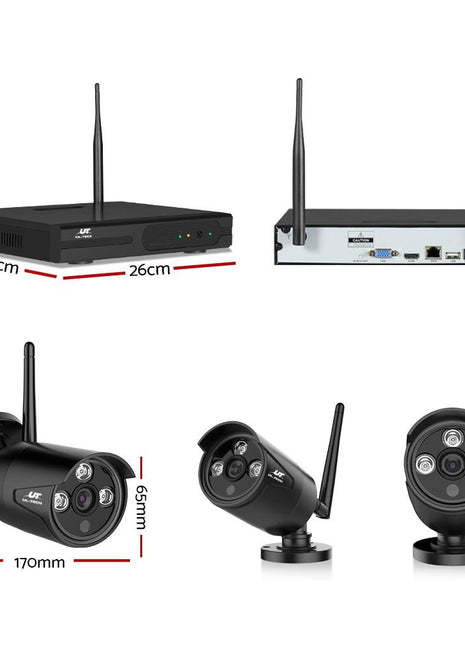 UL-tech CCTV Wireless Security Camera System 8CH Home Outdoor WIFI 6