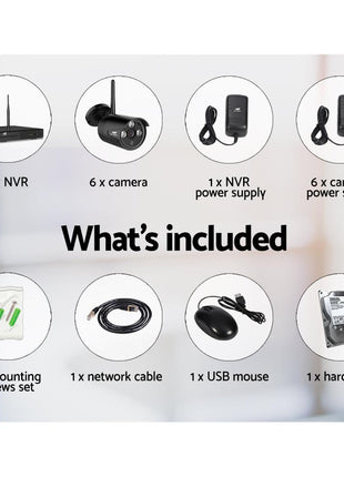 UL-tech CCTV Wireless Security Camera System 8CH Home Outdoor WIFI 6