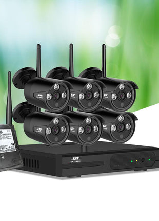 UL-tech CCTV Wireless Security Camera System 8CH Home Outdoor WIFI 6