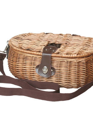 Double Steamed Fishing Tackle Creel Wicker Basket