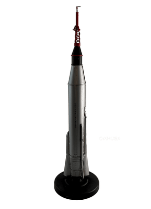 Metal Mercury Atlas Rocket Display Model