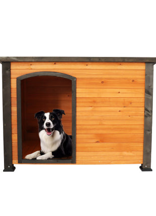 45"Dog House Outdoor and indoor wooden kennel