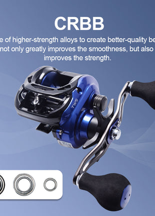 Fishing Baitcasting Reels 200HS/200HSL SV SpoolSaltwater Fishing Low