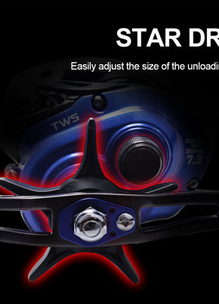 Fishing Baitcasting Reels 200HS/200HSL SV SpoolSaltwater Fishing Low