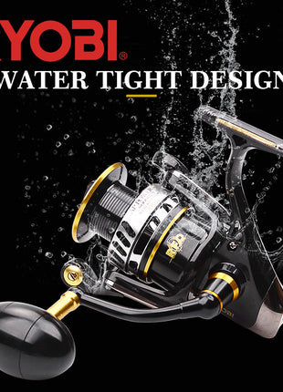 AP POWER SW Spinning Fishing Reels 6000/8000/10000 Gear Ratio 5.0:1