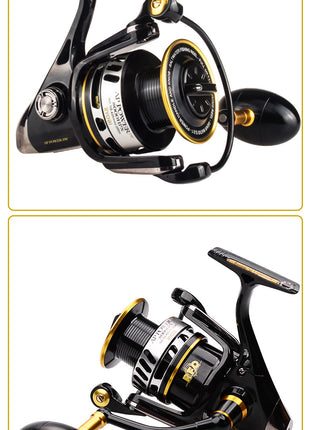 AP POWER SW Spinning Fishing Reels 6000/8000/10000 Gear Ratio 5.0:1