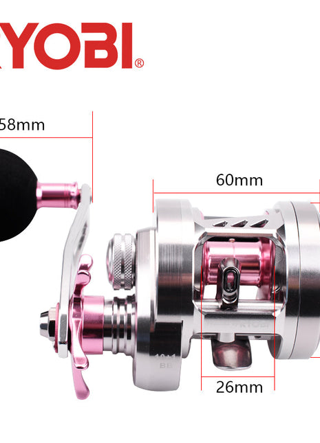 Full metal jigging reel 10+1BB sea fishing reel 6.8:1 gear ratio max