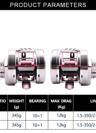 Full metal jigging reel 10+1BB sea fishing reel 6.8:1 gear ratio max