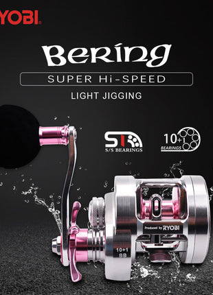 Full metal jigging reel 10+1BB sea fishing reel 6.8:1 gear ratio max