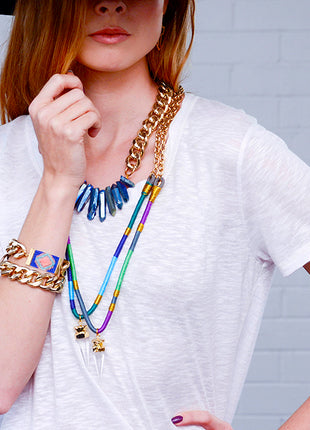 Chunky Chain Bracelet - Gold / Silver