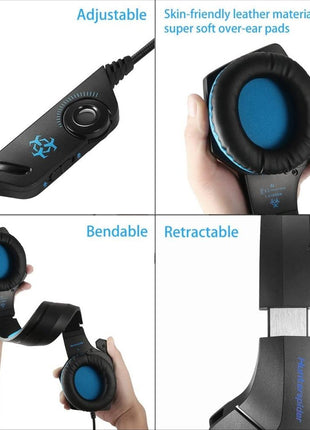 Dragon Stereo LED Gaming Headset with Microphone