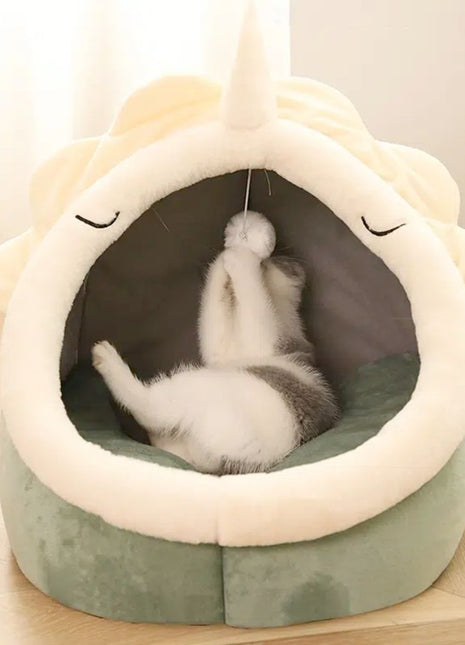 Adorable Dinosaur Pet House with Toy