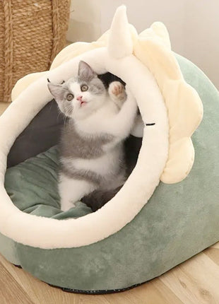 Adorable Dinosaur Pet House with Toy