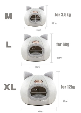 Cozy 2-In-1 Pet House Bed