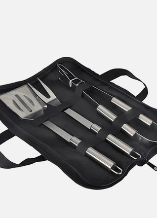 3 PCS Stainless Steel BBQ Grill Utensils Set