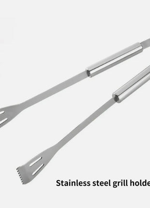 3 PCS Stainless Steel BBQ Grill Utensils Set