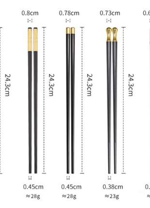 Elegant Reusable Chopsticks Set