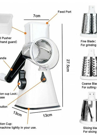 Multi-functional Stainless Steel Kitchen Slicer Grater Kit