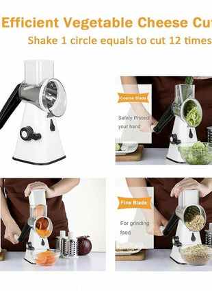Multi-functional Stainless Steel Kitchen Slicer Grater Kit