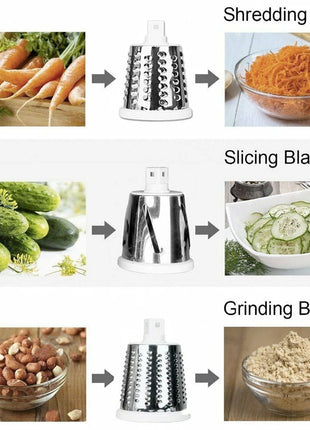 Multi-functional Stainless Steel Kitchen Slicer Grater Kit