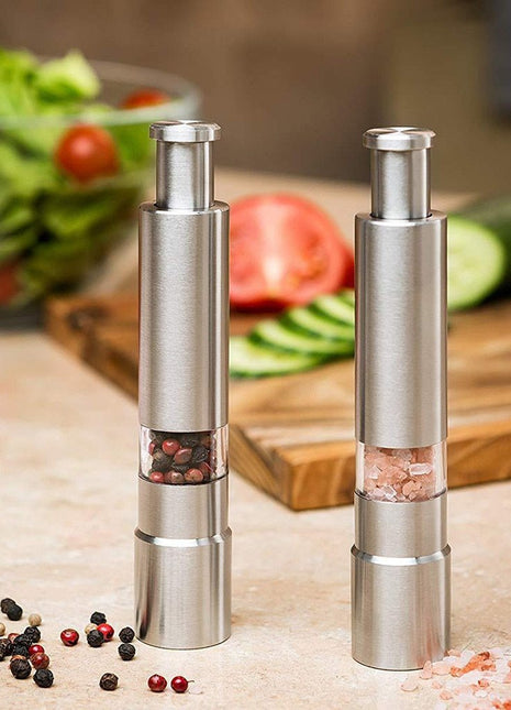 Premium Stainless Steel Salt and Pepper Spice Grinder