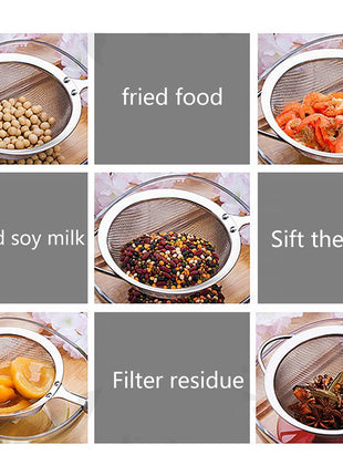 Stainless Steel 3 in 1 Liquid Colanders Set