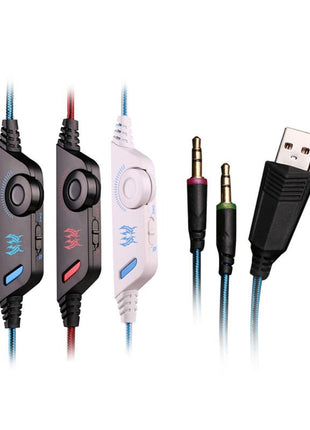 Ninja Dragon Stealth G21Z LED Vibration Gaming Headphone with