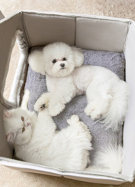 Removable Roof Plush Pet House