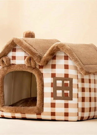 Removable Roof Plush Pet House