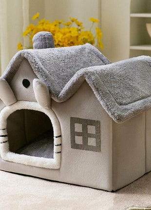 Removable Roof Plush Pet House
